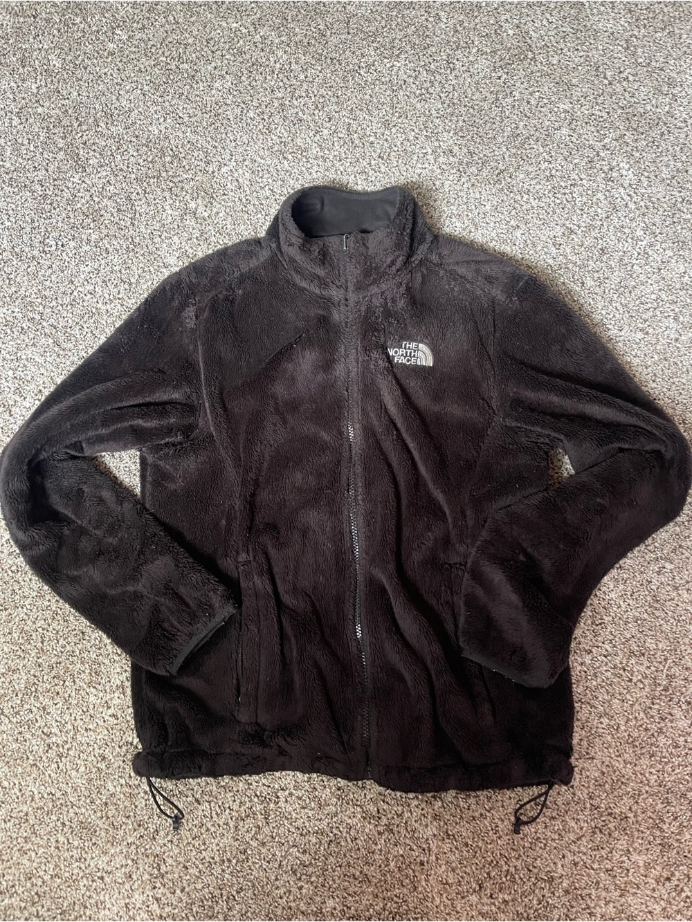 The North Face Black Plush Fleece Full-Zip Jacket